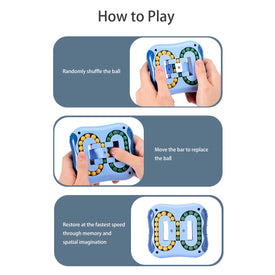 Magic Bean Rotating Fingertip Toy: Educational Intelligence Puzzles Games for Children and Adults