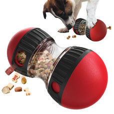 Elevate Your Dog's Playtime: Interactive Rolling Ball Toy with Leaky Food Dispenser